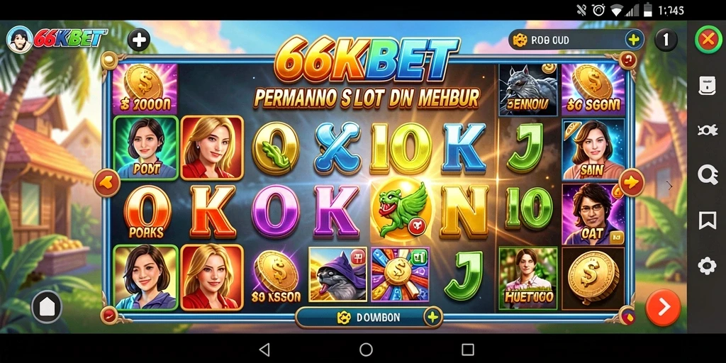 Tampilan gameplay mengasyikkan di 66KBET dengan efek visual yang menakjubkan.