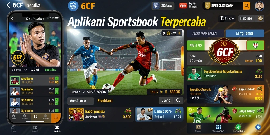 Tampilan menarik dari permainan taruhan olahraga di 6CF.