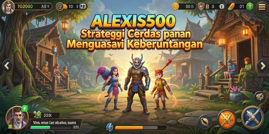 Tampilan menarik dari gameplay ALEXIS500 yang menampilkan strategi unik.