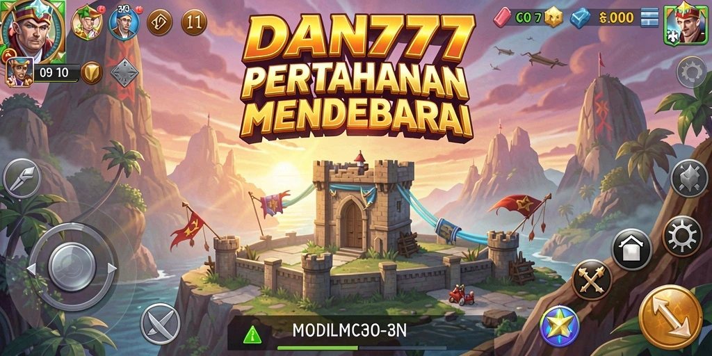 Gameplay menara pertahanan yang menarik dan mendebarkan.