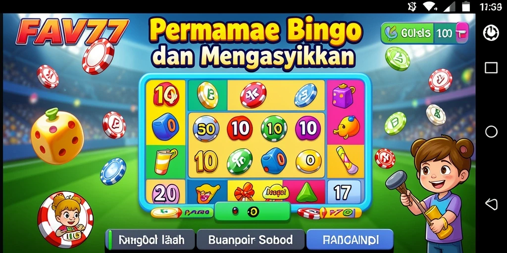 Tampilan menarik permainan Bingo FAV77 dengan suasana kompetitif.