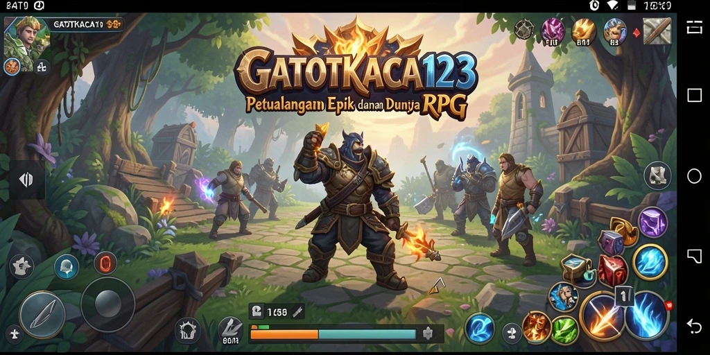 Tampilan gameplay GATOTKACA123 yang memukau dan dinamis.