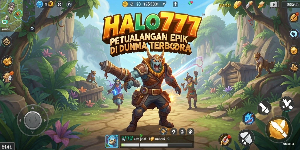 Screenshot HALO777 menampilkan petualangan seru di dunia terbuka.