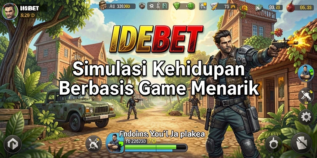 Tangkapan layar IDEBET menampilkan gameplay simulasi yang menarik.