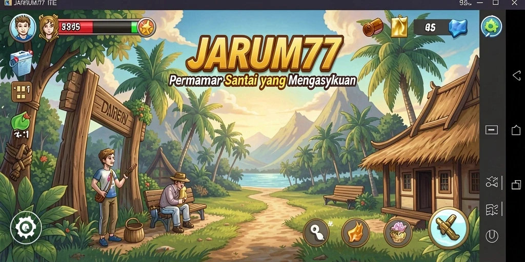 Tampilan gameplay JARUM77 yang seru dan mengasyikkan.