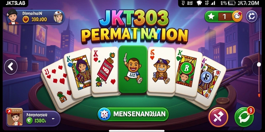Tampilan gameplay JKT303 yang menarik dan interaktif.