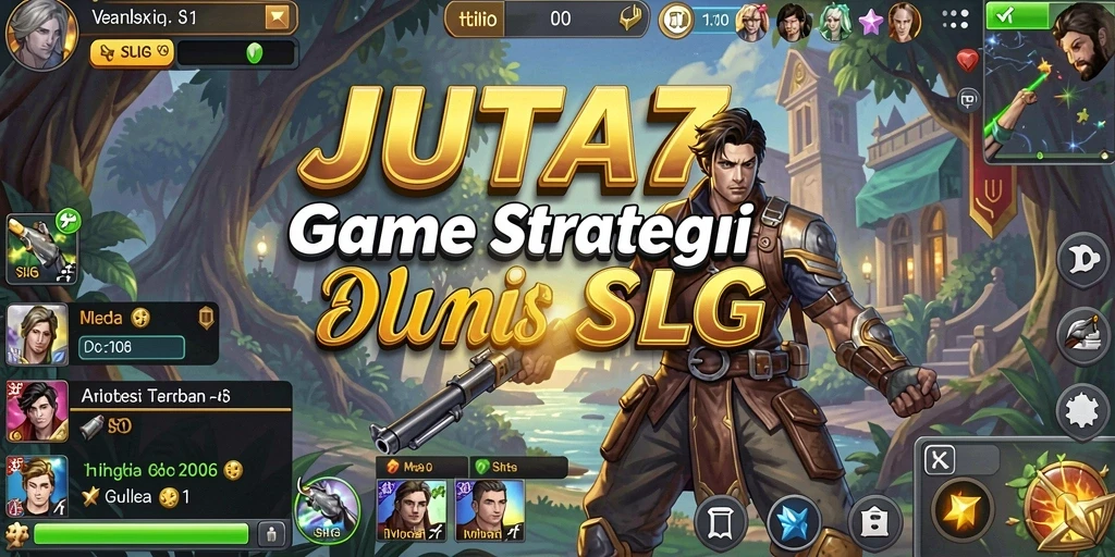 Tampilan gameplay menarik dari JUTA7 dengan strategi SLG yang mendalam.