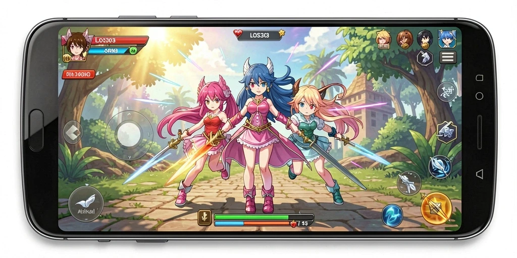 Gameplay seru LOS303 dengan karakter anime menarik.