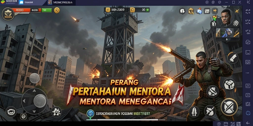 Screenshot gameplay <strong>MODE303</strong> menunjukkan momen seru dalam tower defense.