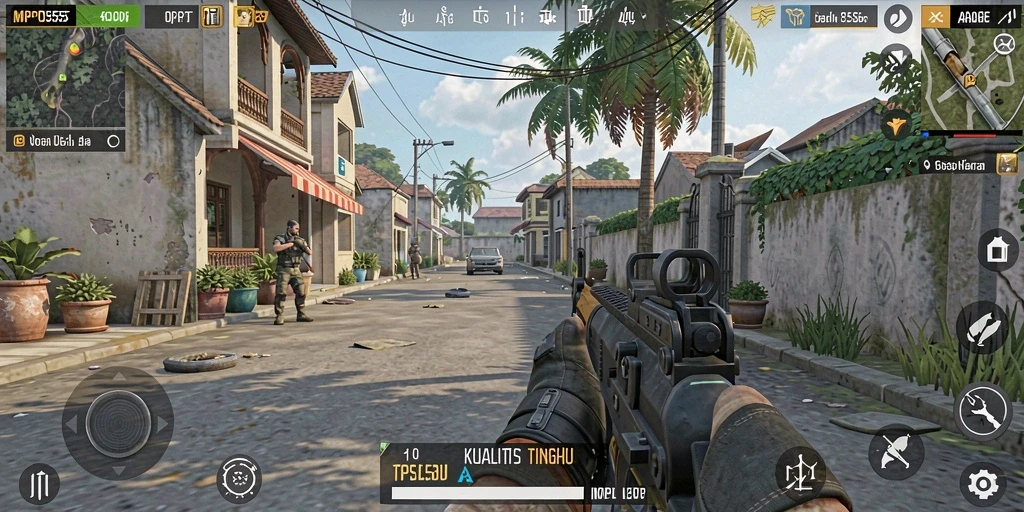 Tampilan gameplay MPO555 dengan aksi TPS yang mendebarkan.