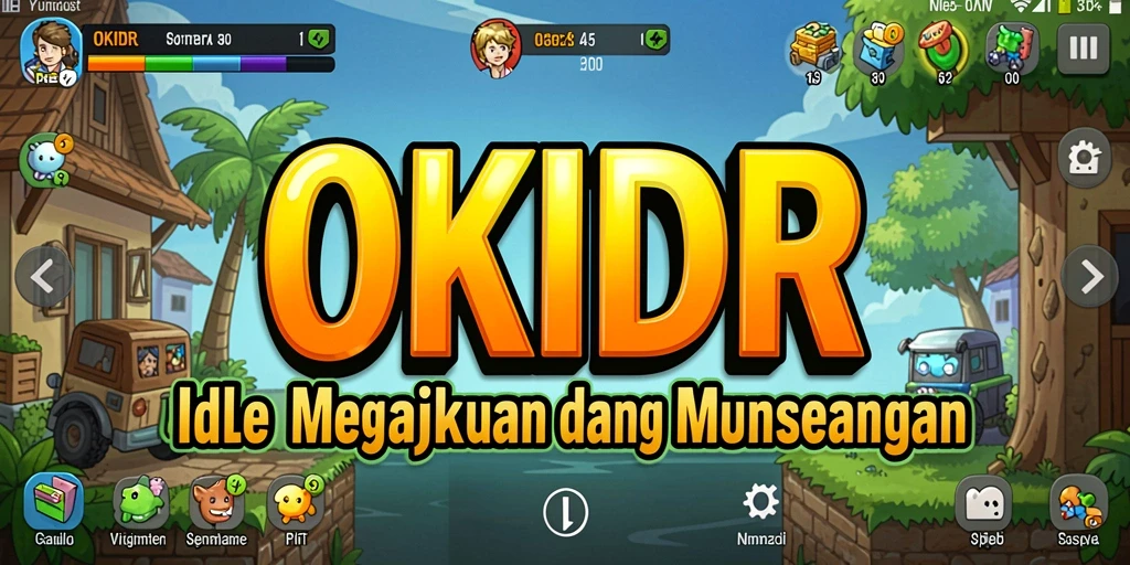 Tampilan gameplay yang menarik dan memikat di OKIDR.