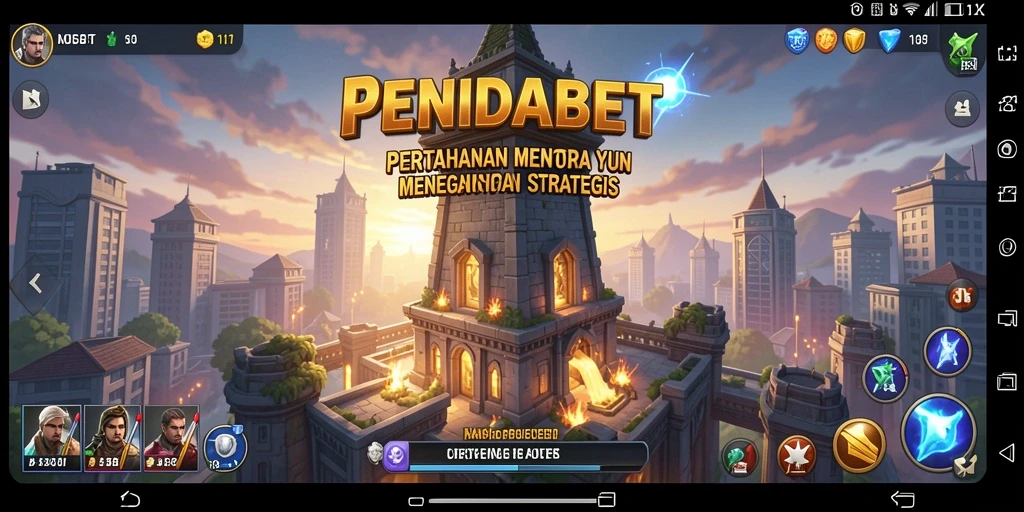 Tampilan gameplay menarik dari <strong>PENIDABET</strong> dalam genre Tower Defense.