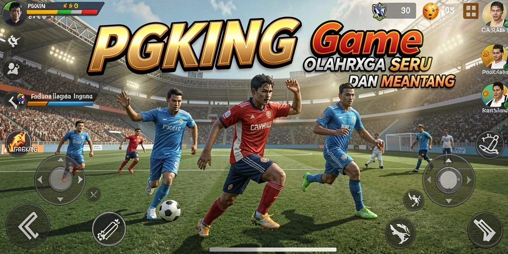 Tampilkan gameplay seru dalam PGKING dengan aksi olahraga yang mendebarkan.