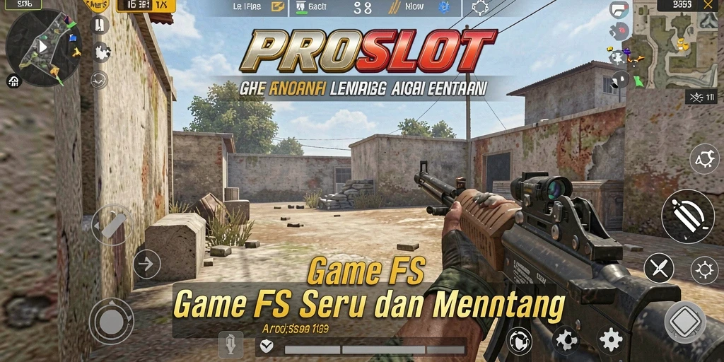 Tangkapan layar menunjukkan aksi mendebarkan dalam permainan FPS.