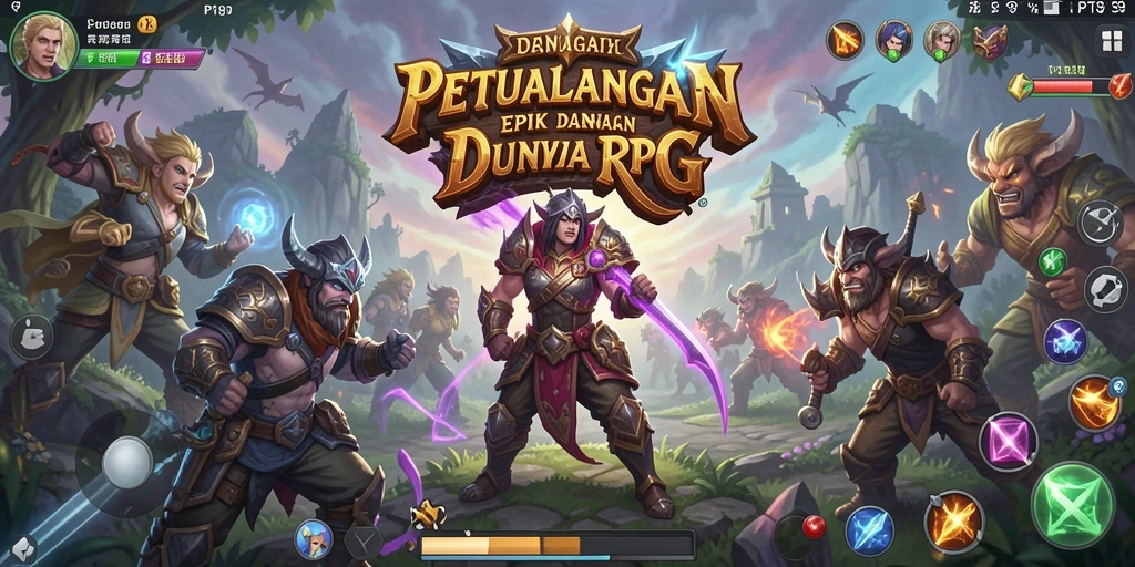 Gameplay seru PT89 dalam dunia RPG yang menakjubkan.