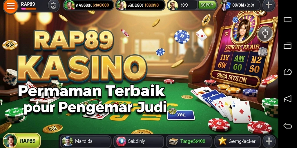 Screenshot dari gameplay menarik di RAP89 yang menampilkan suasana Kasino.
