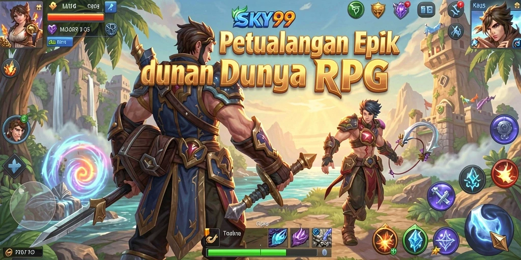Tampilkan aksi seru dalam gameplay RPG SKY99