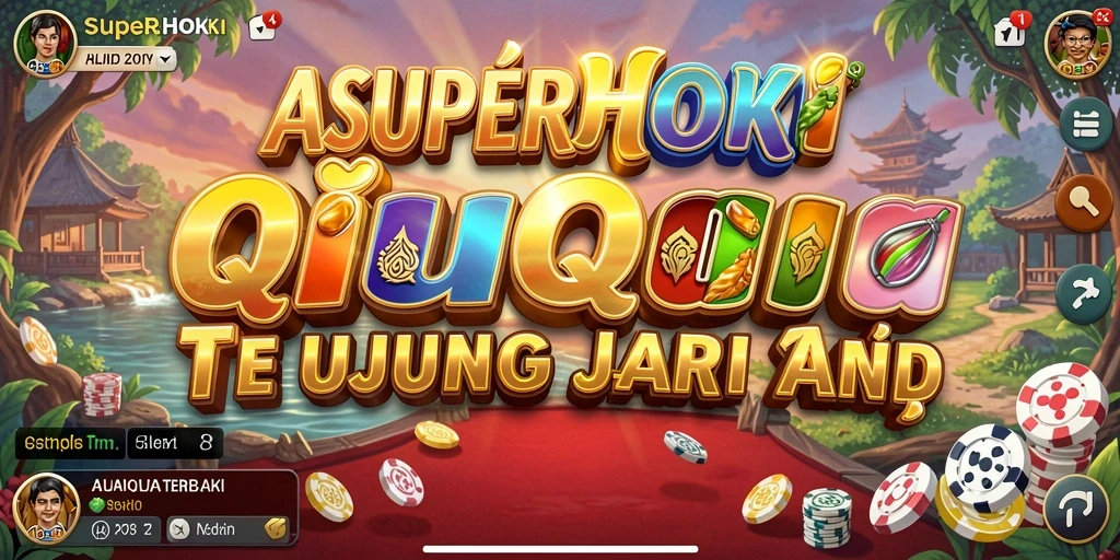 Gameplay seru QiuQiu dalam SUPERHOKI yang memikat.