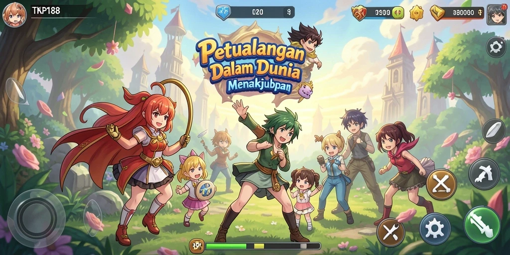 Tampilan gameplay yang menarik dan penuh aksi dalam TKP188.
