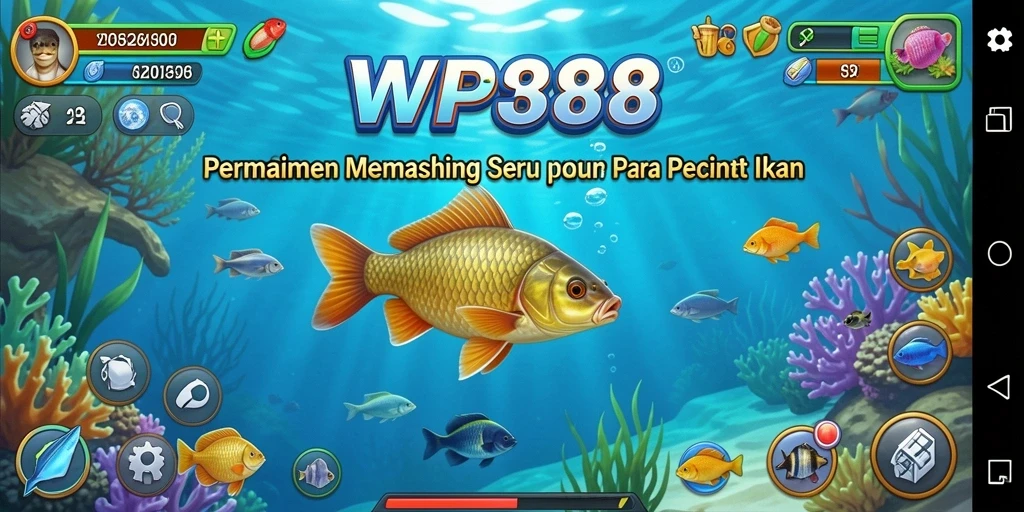 Gameplay WP888 yang seru dengan suasana memancing yang menakjubkan.