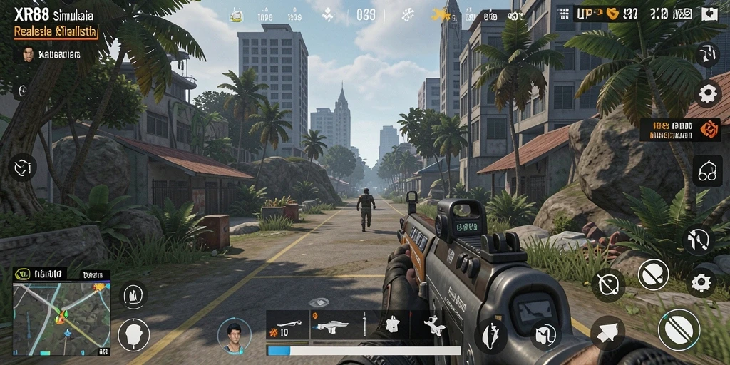 Tampilan gameplay XR88 yang menarik dan mendalam dalam simulasi.