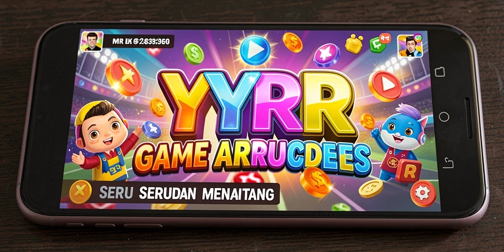 Tampilan gameplay seru YYRR yang mendebarkan dan penuh warna.